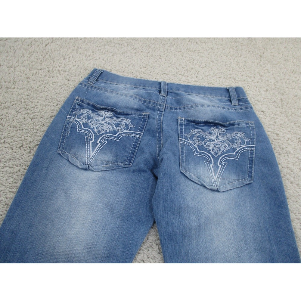 Avirex Jeans Mens 34x34 Blue Denim Y2K Cotton Blend Outdoor Whiskered Skater A2